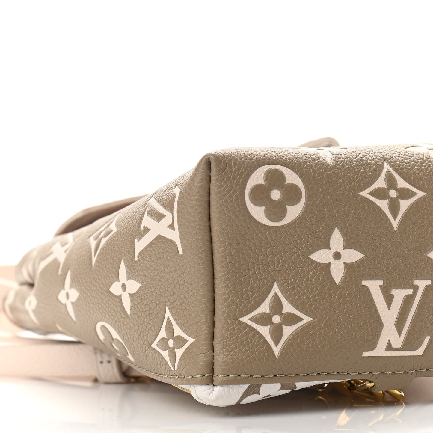 Empreinte Monogram Spring In The City Tiny Backpack Kaki Beige Cream