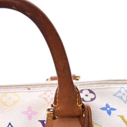 Louis Vuitton Monogram Multicolor Speedy 30 White 16 of 17