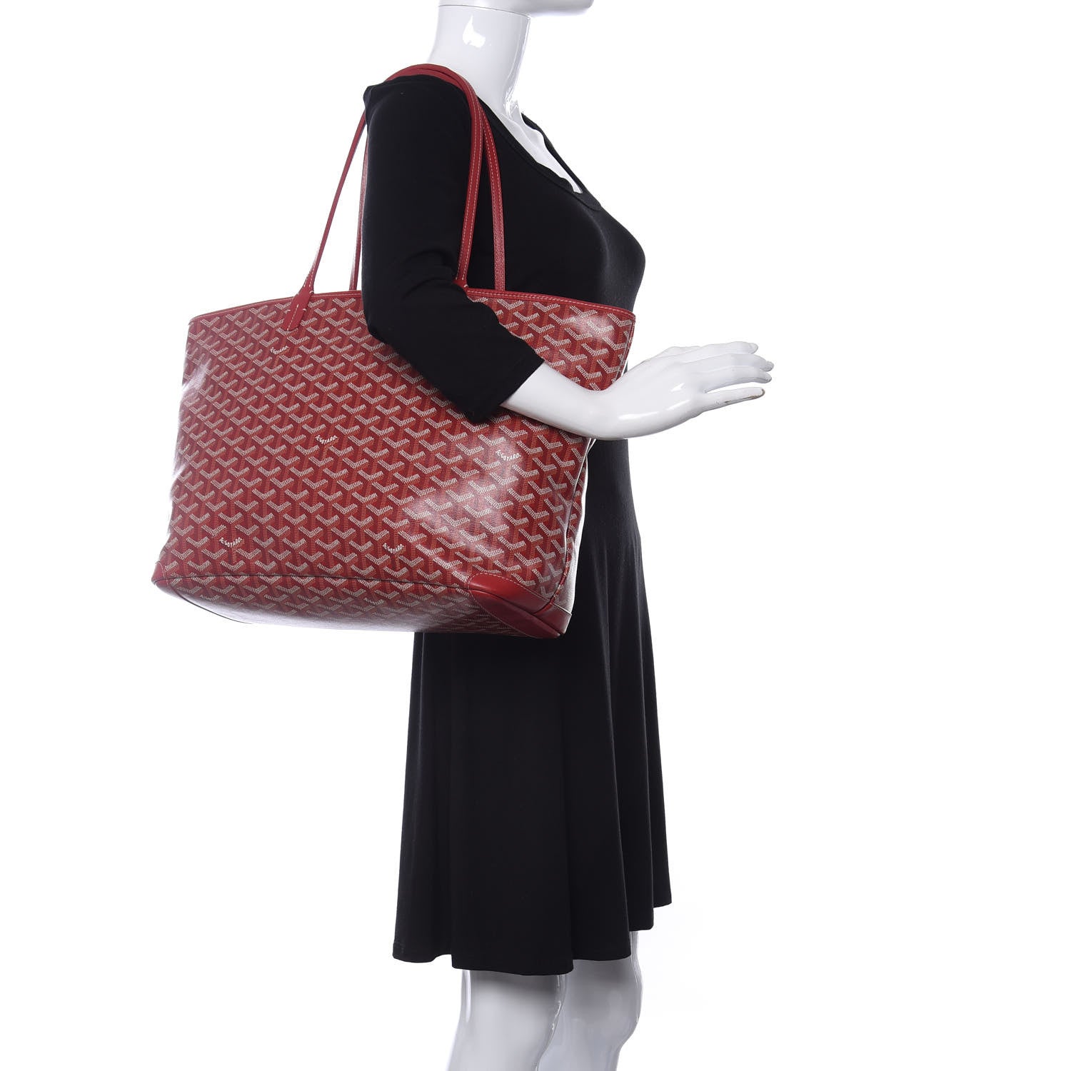 Goyard Goyardine Artois MM Red 2 of 10