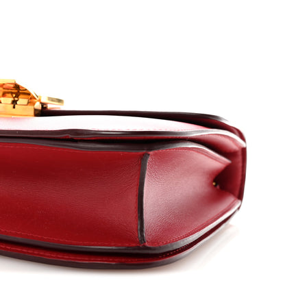 Celine Box Calfskin Medium Classic Box Flap Bag Red 9 of 9