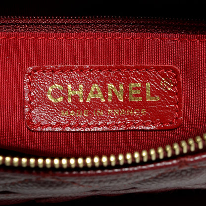 Chanel Caviar Quilted Pochette Red 6 of 7