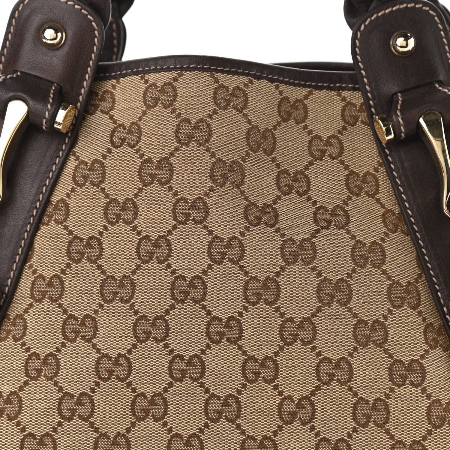 Gucci Monogram Small Pelham Shoulder Bag Dark Brown 5 of 14