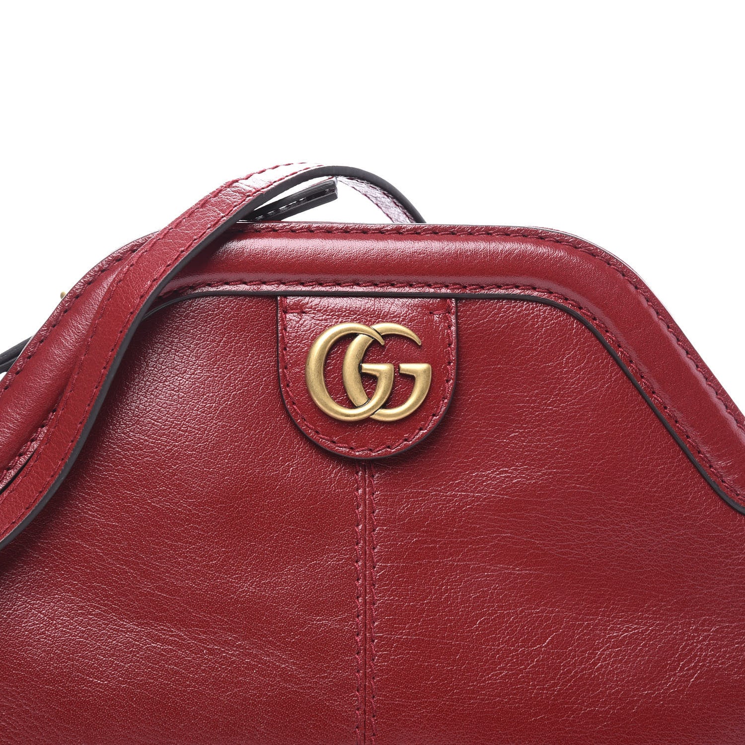Gucci Piuma Lux Calfskin Small Re(Belle) Crossbody Bag Romantic Cerise 10 of 10