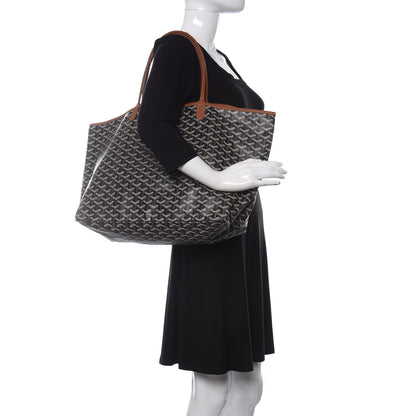 Goyard Goyardine Saint Louis GM Black Gold 2 of 10