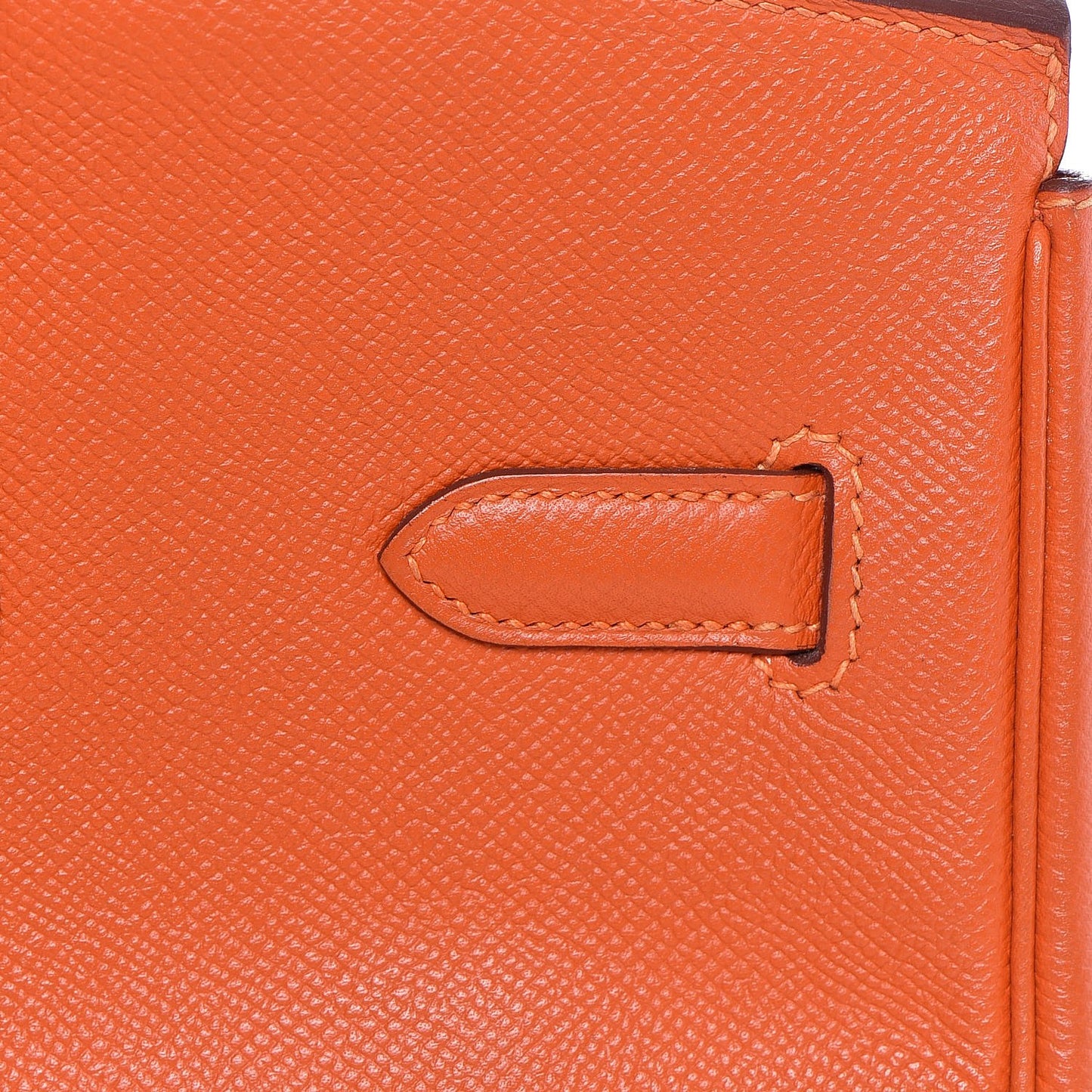 Epsom Birkin 35 Orange