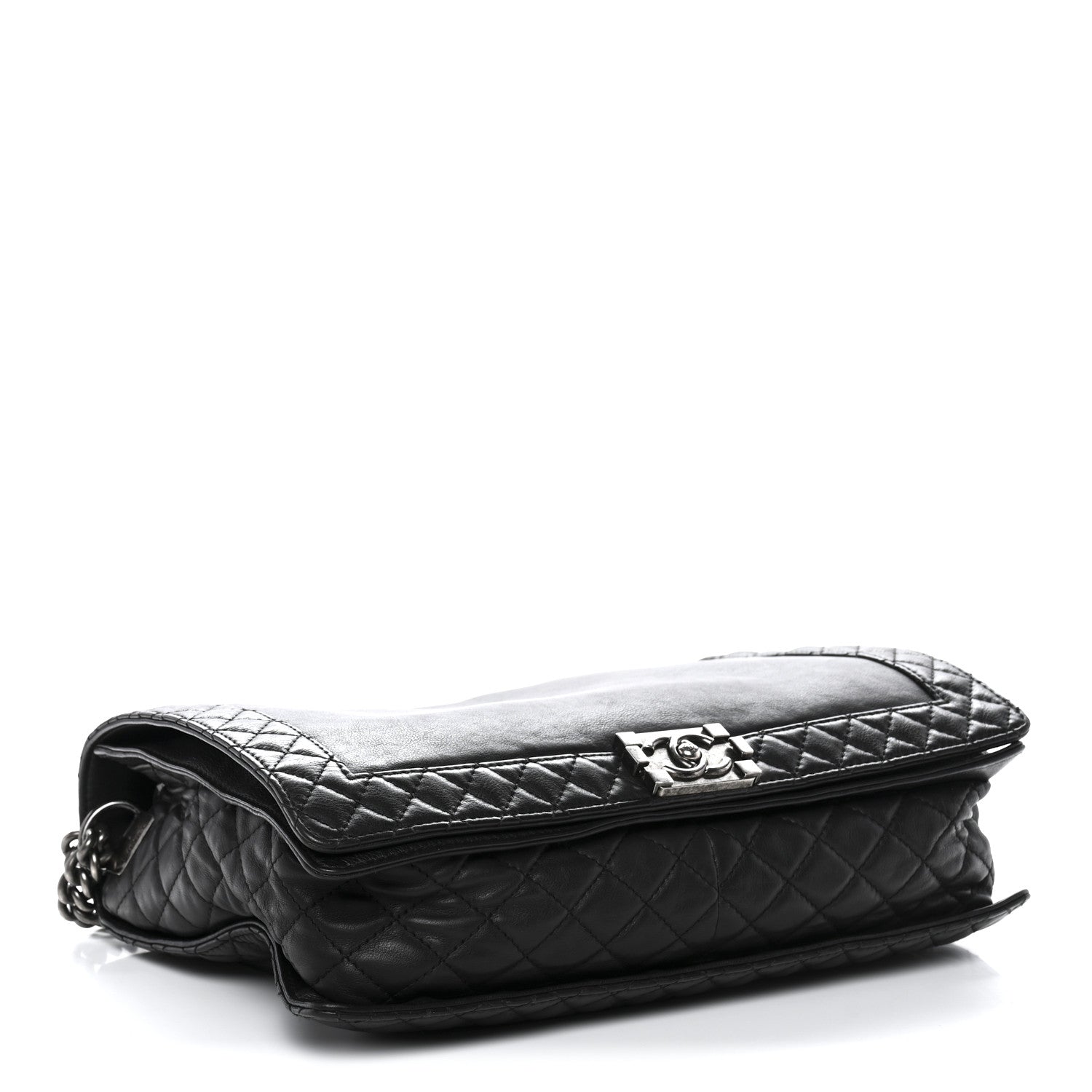 Chanel Calfskin Large Boy Reverso Flap Black 4 of 10