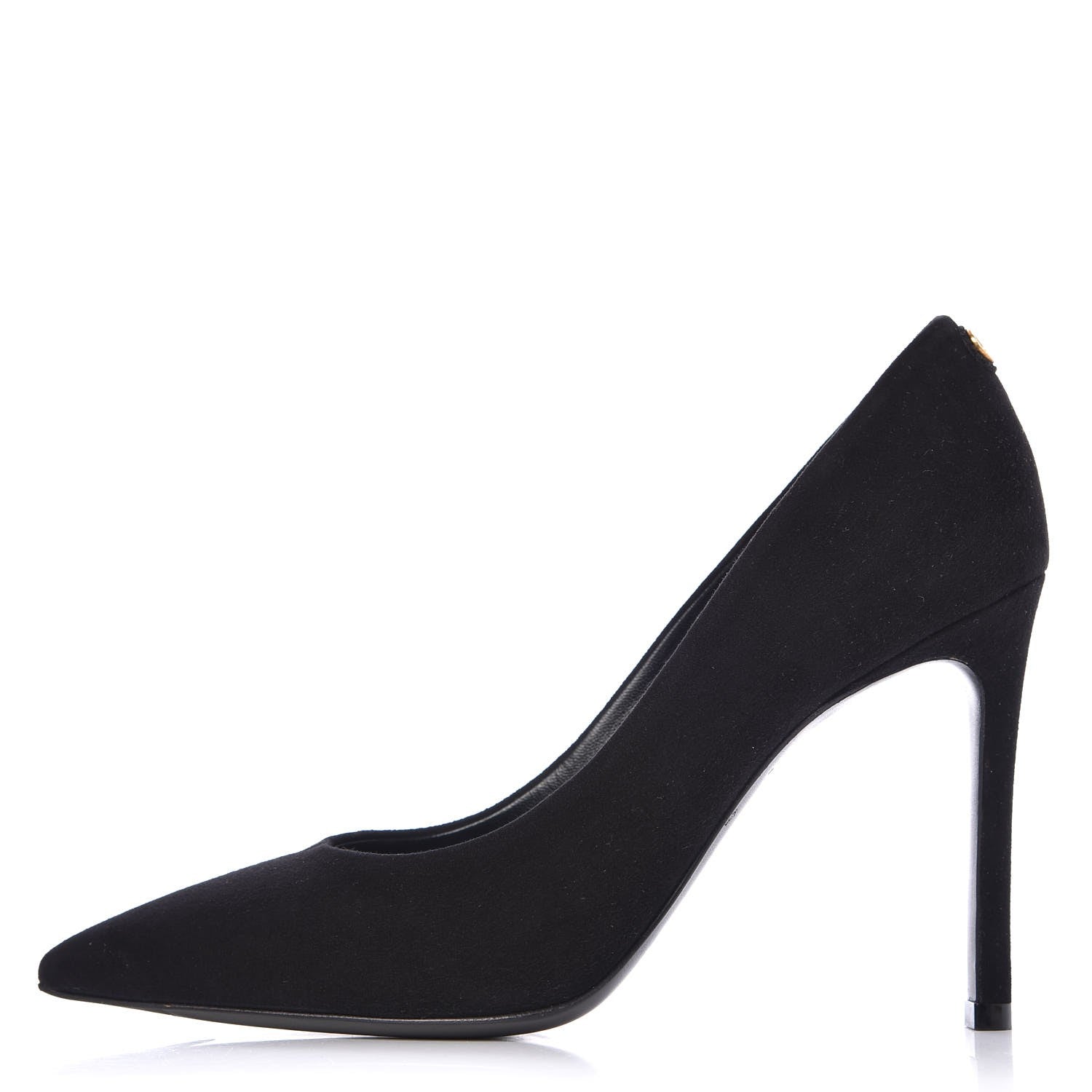 Louis Vuitton Suede Pumps 37 Black 1 of 10