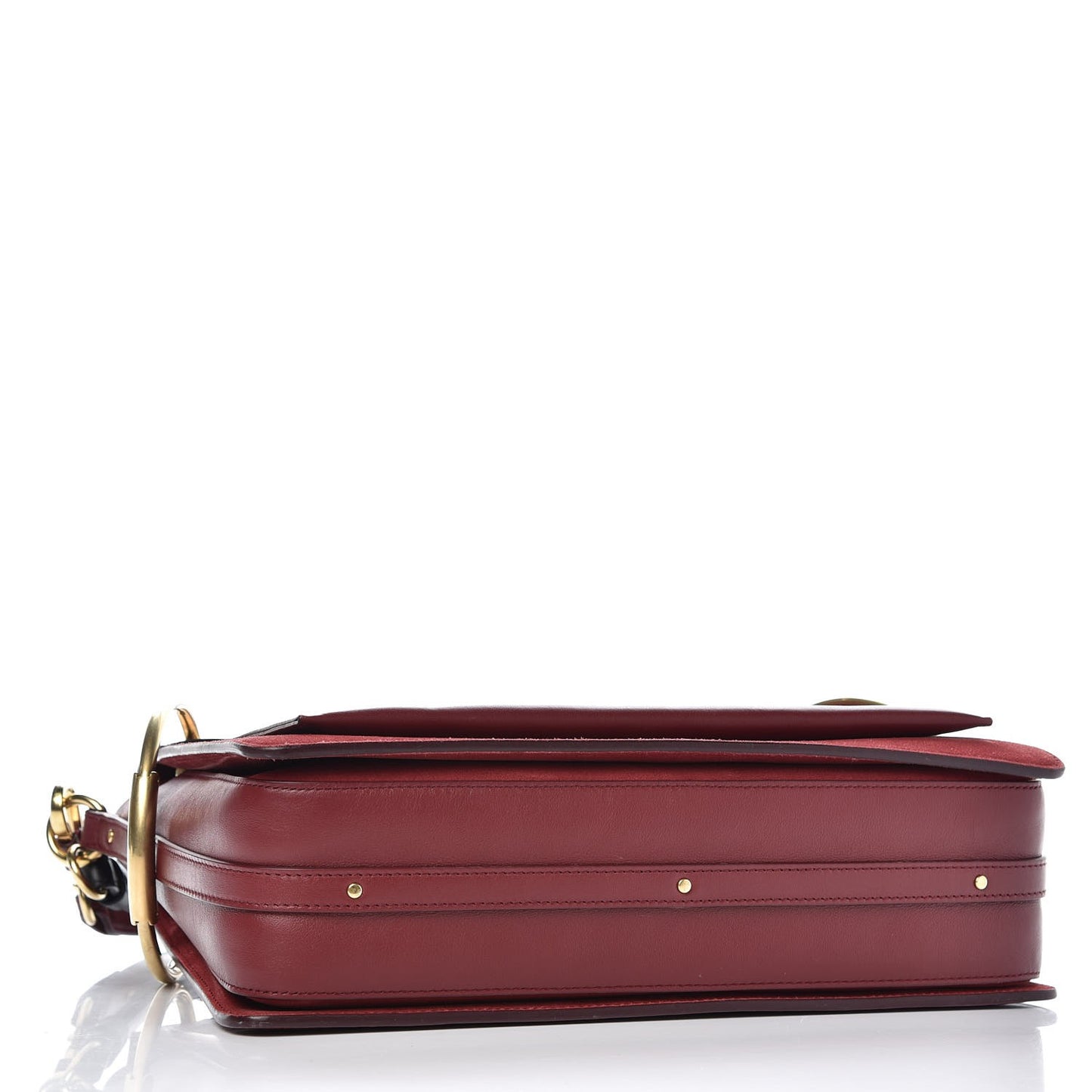 Calfskin Suede Medium Roy Bag Plum Purple
