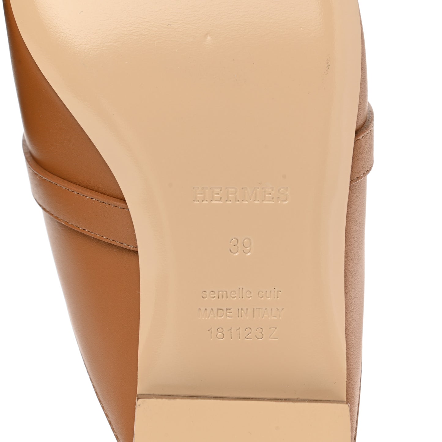 Cotton Canvas Calfskin Oz Mules 39 Naturel Beige Dore