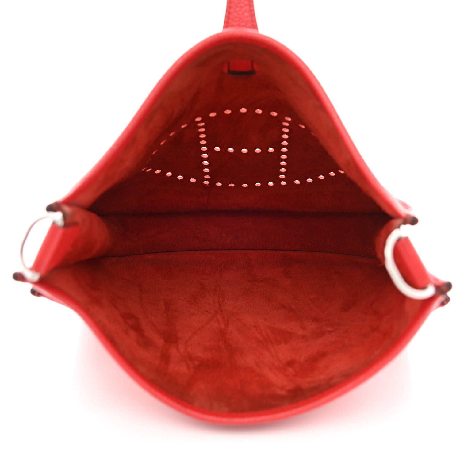 Hermes Taurillon Clemence Evelyne III PM Rouge Tomate 5 of 13