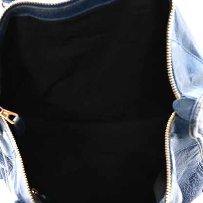 Balenciaga Agneau Giant 12 Gold Hardware Work Bleu Glacier 6 of 11
