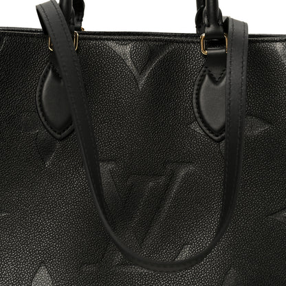 Louis Vuitton Empreinte Monogram Giant Onthego MM Black 6 of 8