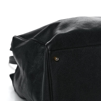Chanel Caviar XL Weekender Bag Black 9 of 15