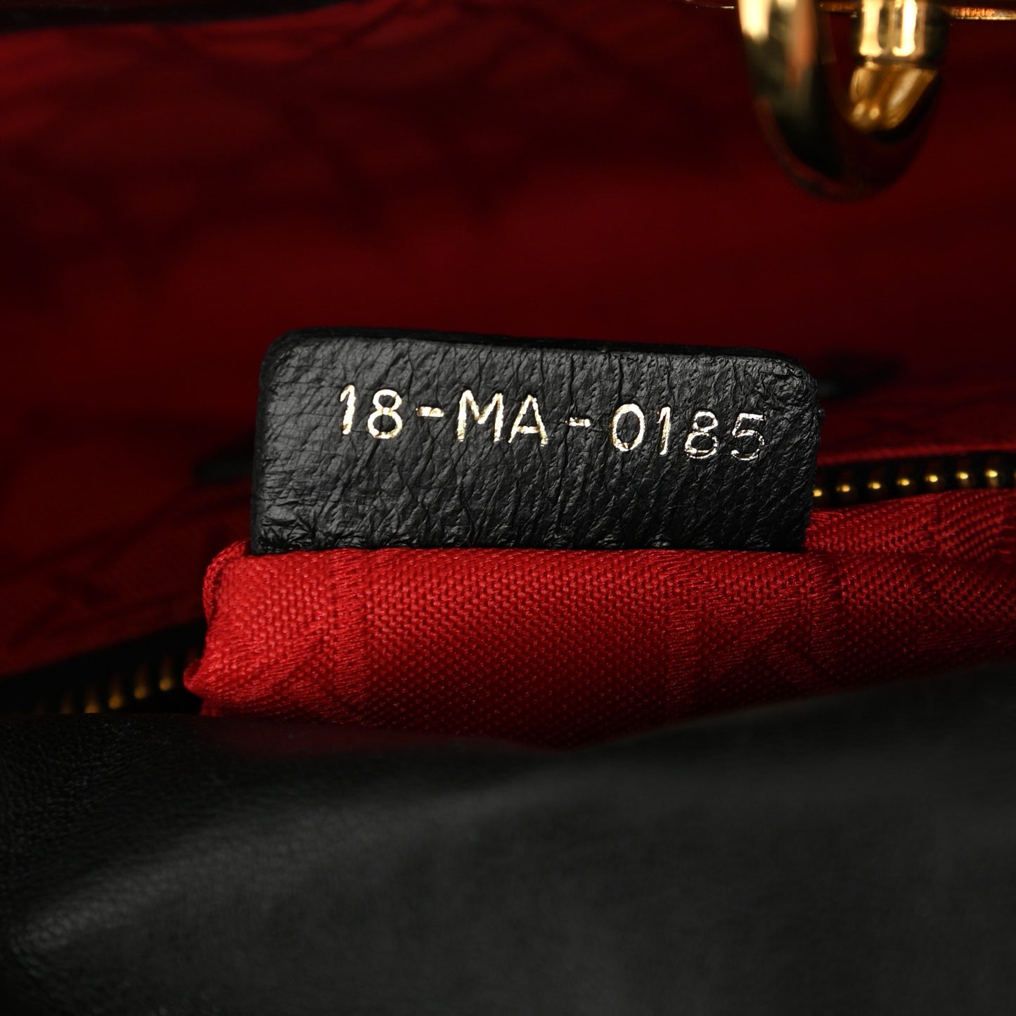 Lambskin Cannage Mini Lady Dior Black