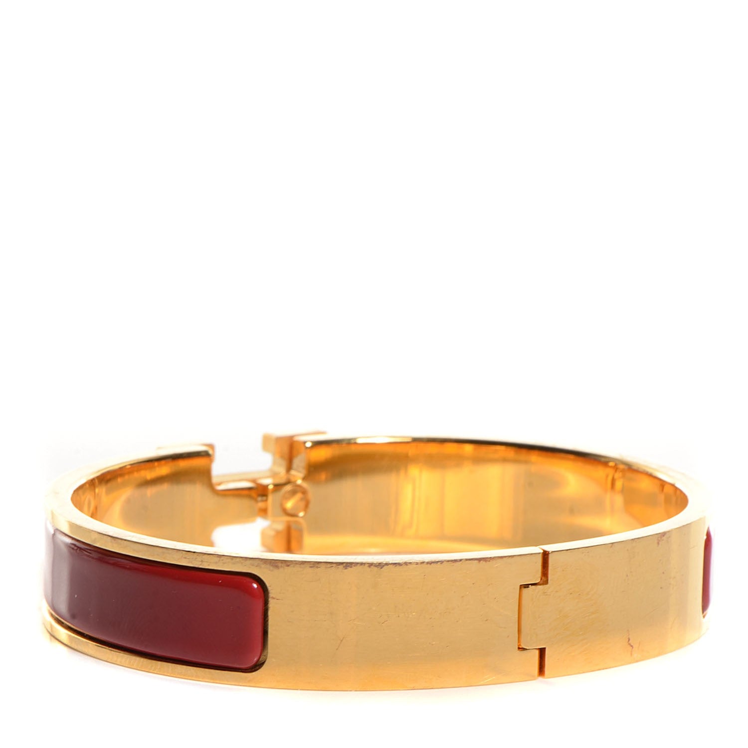 Hermes Narrow Enamel H Bracelet PM 3 of 6