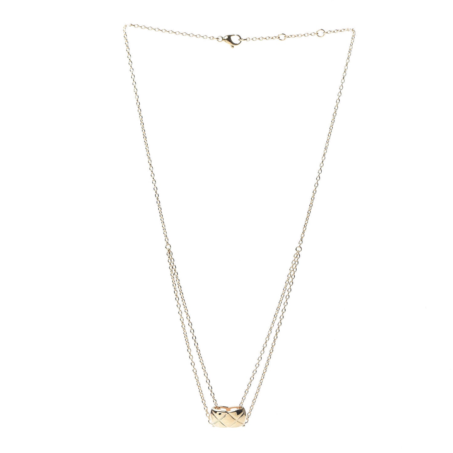 18K Yellow Gold Coco Crush Pendant Necklace