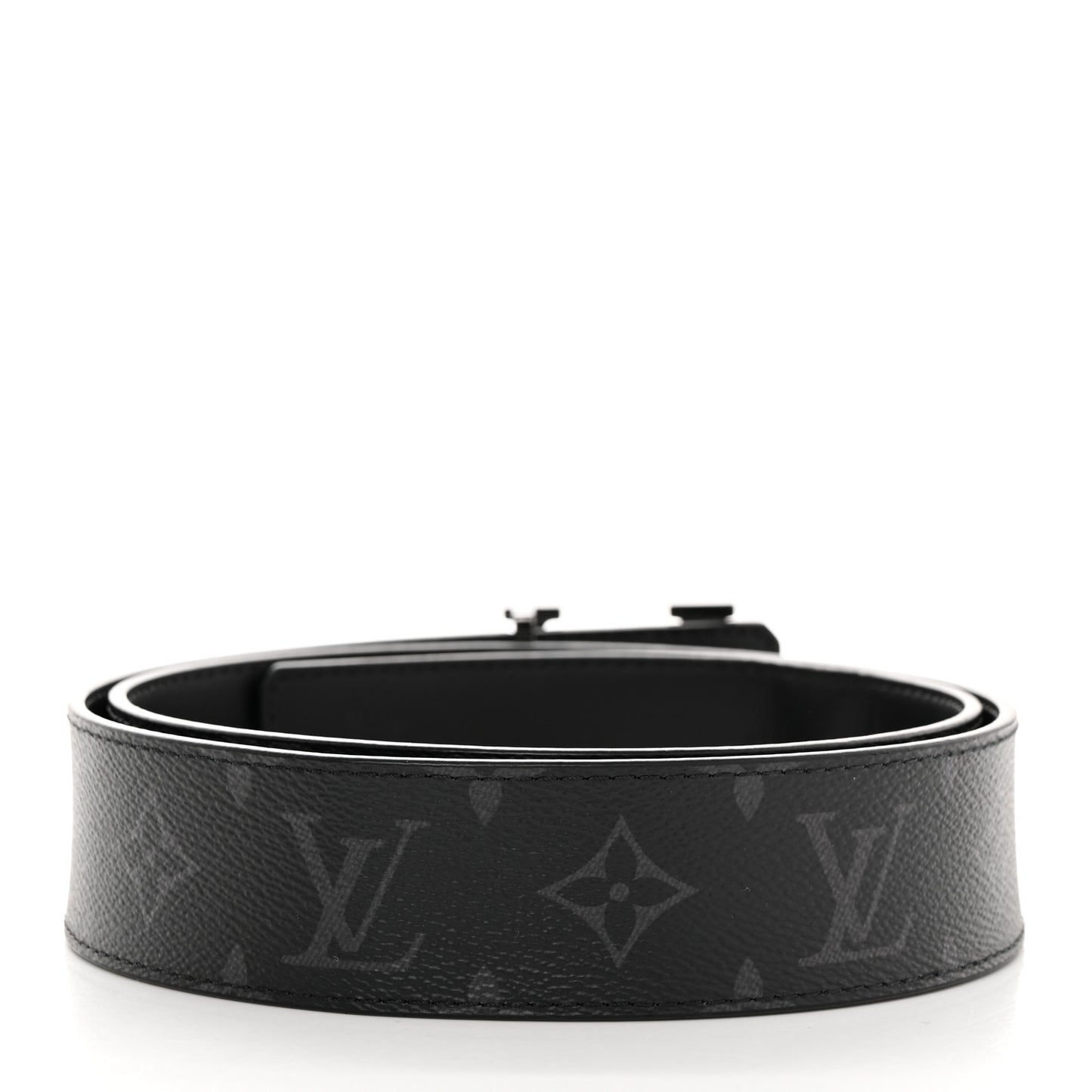 Monogram Eclipse Taigarama 40mm LV Initiales Reversible Belt 90 36 Black