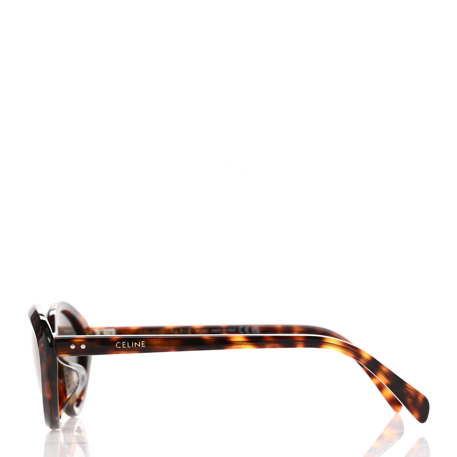 Celine Acetate Cat Eye Sunglasses CL40264U Tortoise 3 of 9