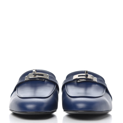 Hermes Calfskin Oz Mules 36 Bleu Maritime 2 of 12