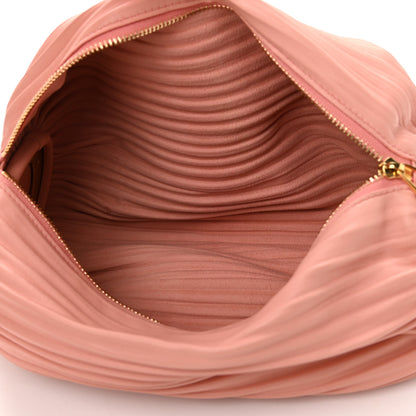 Loewe Lambskin Pleated Bracelet Pouch Shoulder Bag Blossom 5 of 8