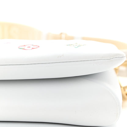 Louis Vuitton Lambskin Embossed Monogram LV Garden Coussin PM Cream 11 of 11