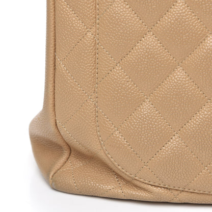 Chanel Caviar Quilted Grand Shopping Tote GST Beige Clair 22 of 23