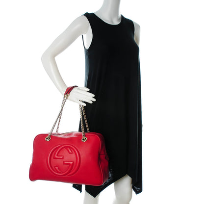 Gucci Cellarius Calfskin Medium Soho Bowler Tabasco 2 of 7