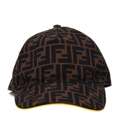 Fendi Canvas FF Reloaded Baseball Hat Tobacco Yellow 2 of 5