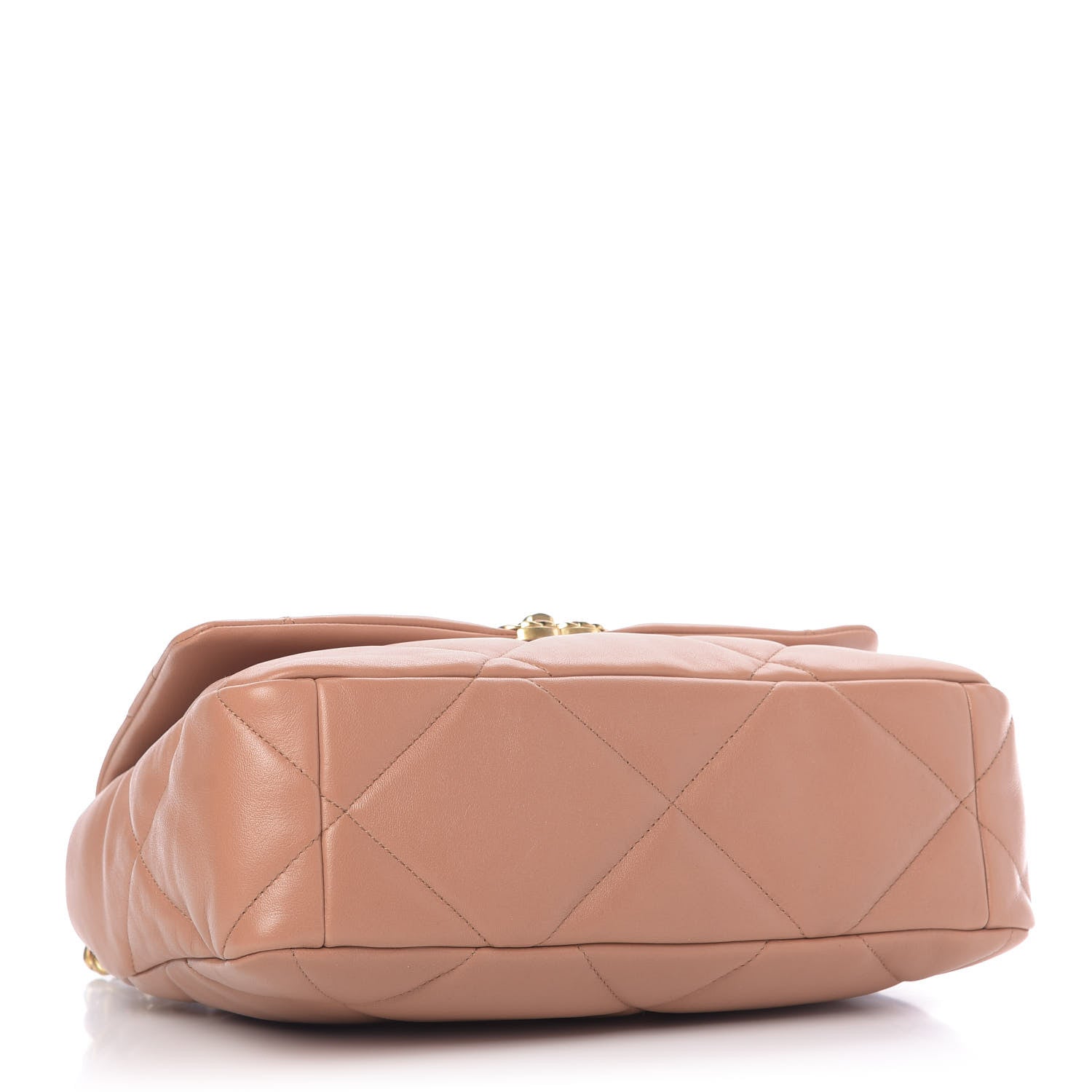 Chanel Lambskin Quilted Large 19 Flap Brown 4 of 10