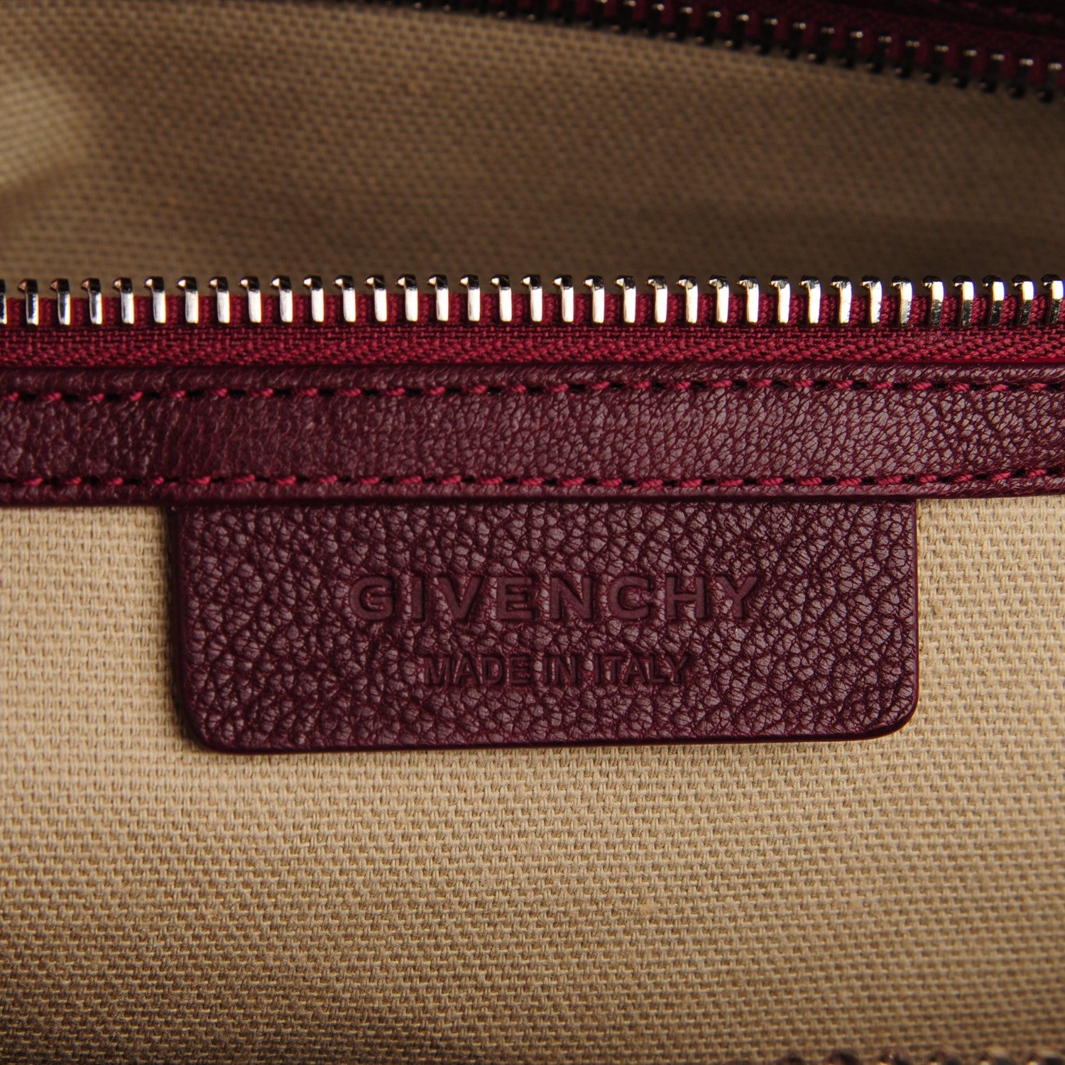 Givenchy Sugar Goatskin Medium Antigona Red 6 of 8
