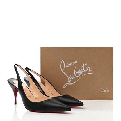 Christian Louboutin Nappa Clare Sling 80 Pumps 38.5 Black 8 of 8