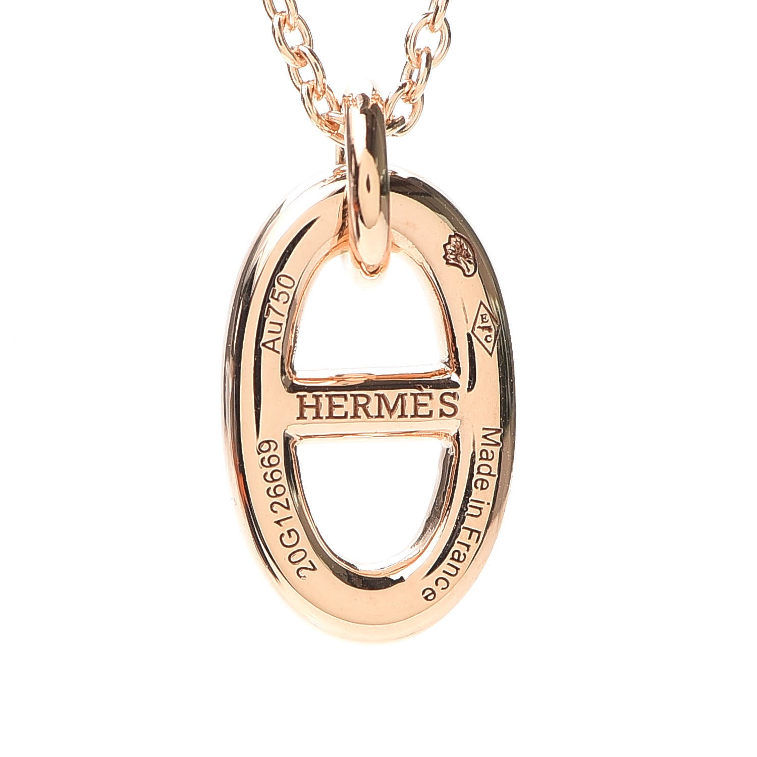 Hermes 18K Rose Gold PM Farandole Pendant Necklace 5 of 6