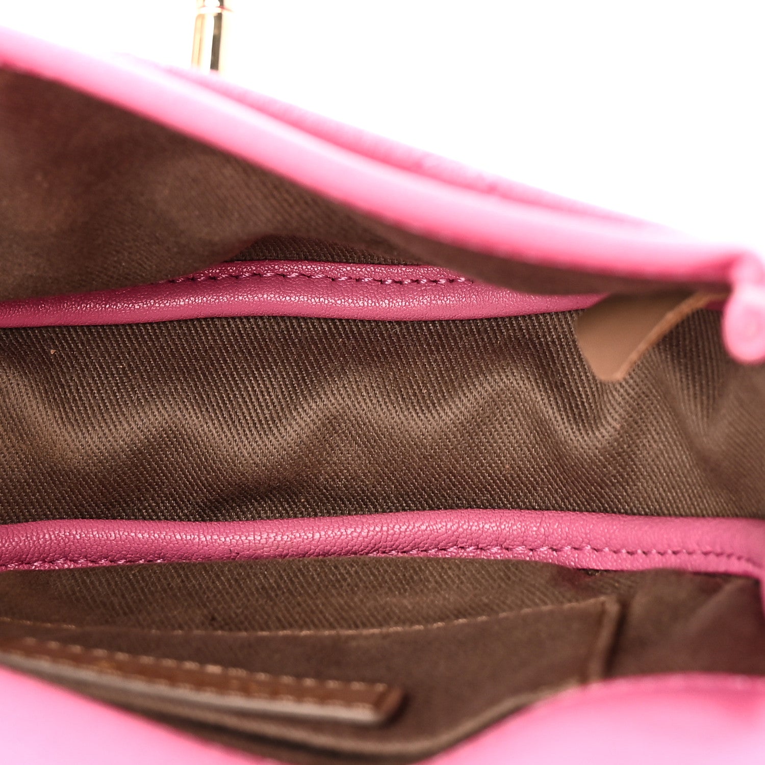 Chanel Goatskin Stitched Casual Trip Messenger Flap Pink 5 of 11