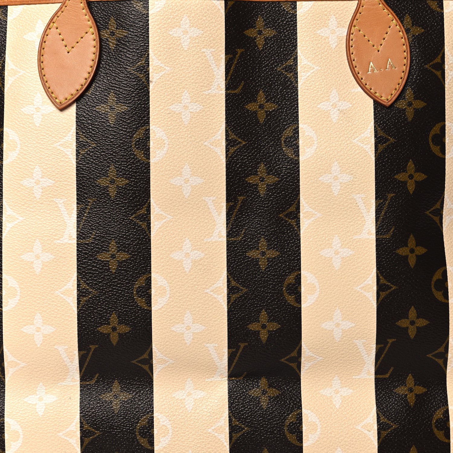 Louis Vuitton Monogram Rayures Neverfull GM 7 of 12