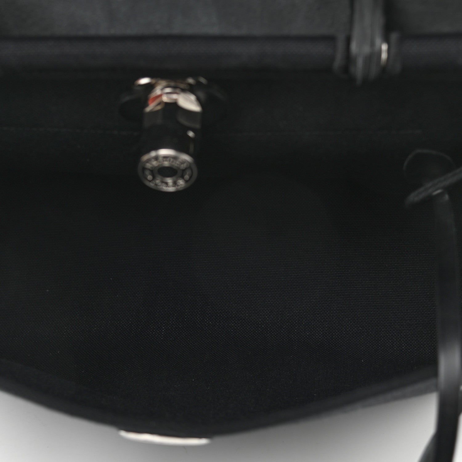 Hermes Military Toile Vache Hunter Herbag Zip Retourne 31 PM Black 6 of 12