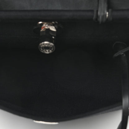 Hermes Military Toile Vache Hunter Herbag Zip Retourne 31 PM Black 6 of 12