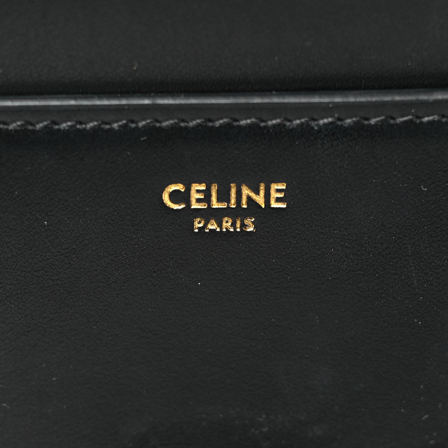 Satinated Calfskin Small 16 Top Handle Bag Black