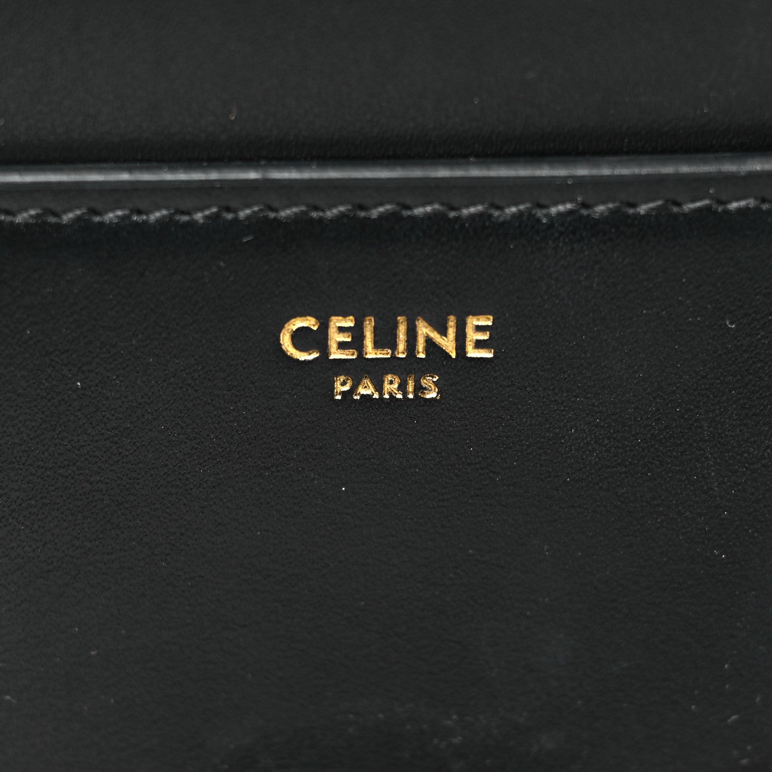Celine Satinated Calfskin Small 16 Top Handle Bag Black 6 of 10