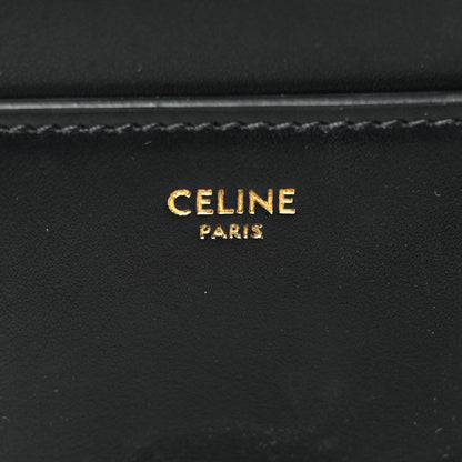 Celine Satinated Calfskin Small 16 Top Handle Bag Black 6 of 10