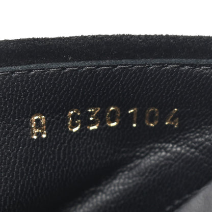 Chanel Suede Lambskin Short Boots 37.5 Black White 8 of 10