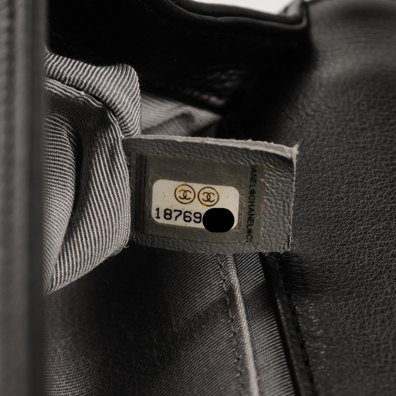 Chanel Calfskin Stitched Medium Boy Flap Black 7 of 7
