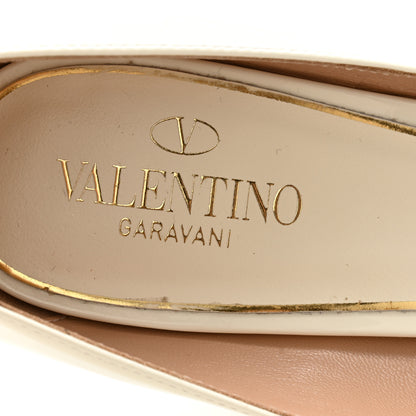 Valentino Garavani Patent Tan-Go 55/155mm Platform Pumps 36 Ivory 6 of 13