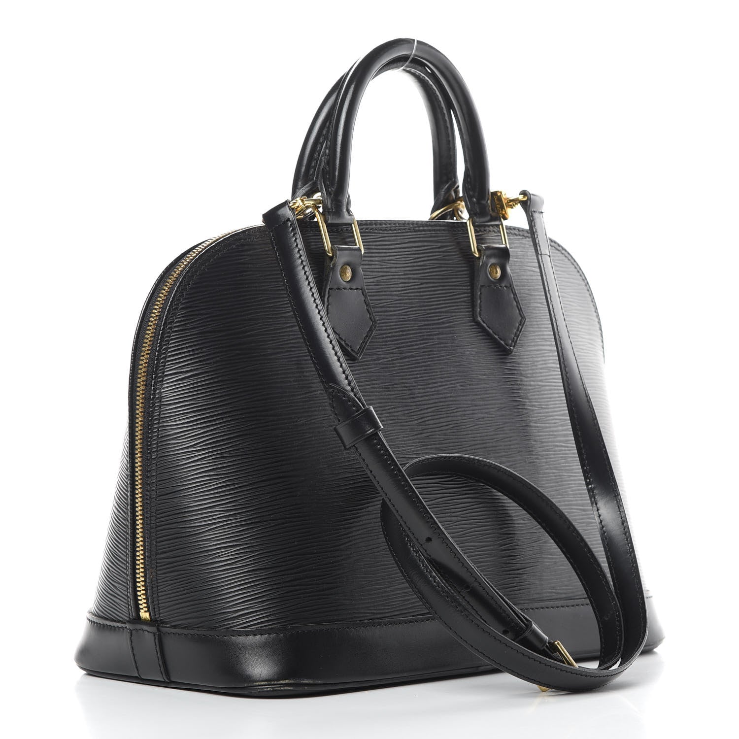 Louis Vuitton Epi Alma PM Black 3 of 18