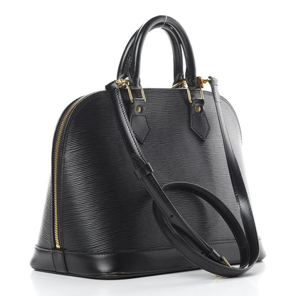 Louis Vuitton Epi Alma PM Black 3 of 18