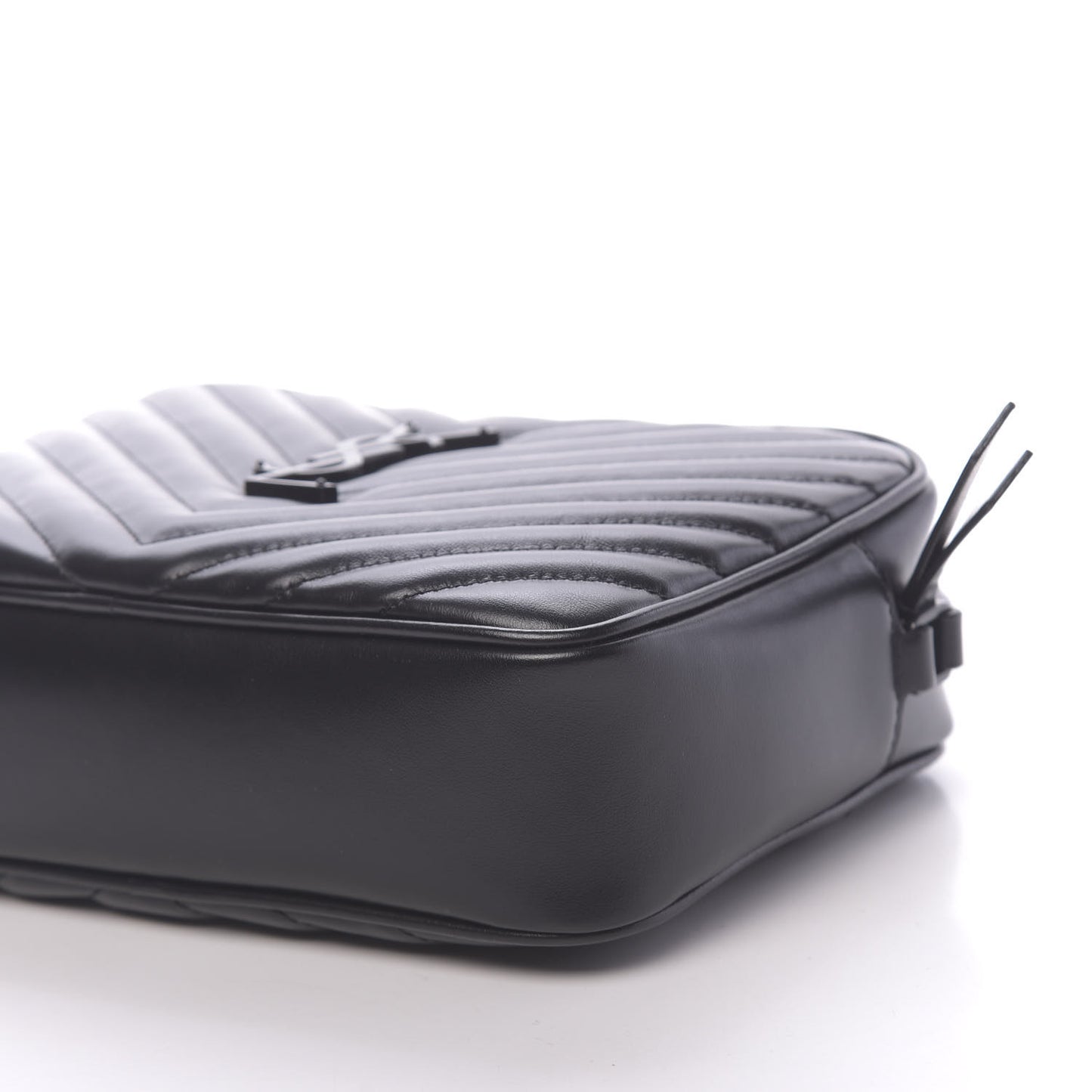 Calfskin Matelasse Monogram Lou Camera Bag Black