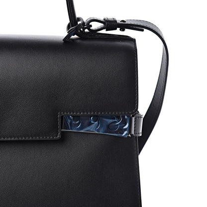 Delvaux Smooth Calfskin GM Tempete Satchel Black 9 of 11
