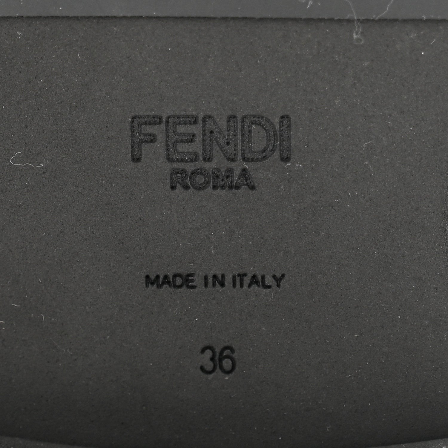 Fendi Calfskin Stretch Fabric FF Rockoko Tall Biker Boots 36 Tobacco Black Marino 7 of 7