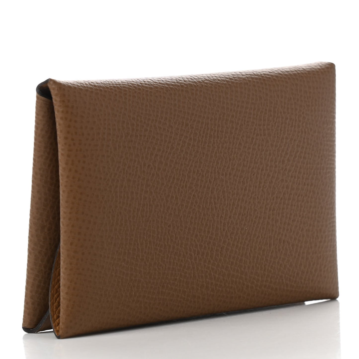 Epsom Verso Calvi Duo Card Case Alezan Biscuit