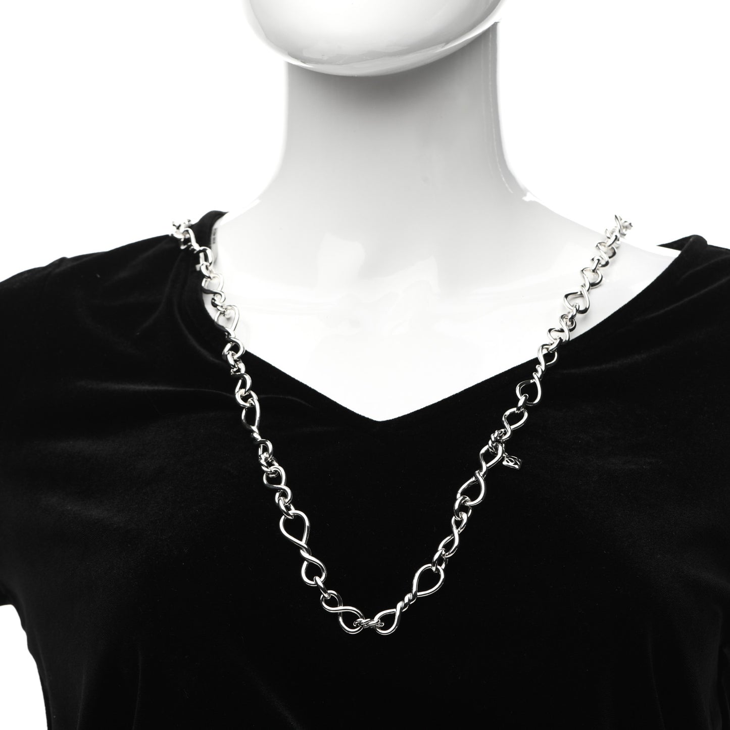 Sterling Silver Medium Continuance Chain Necklace