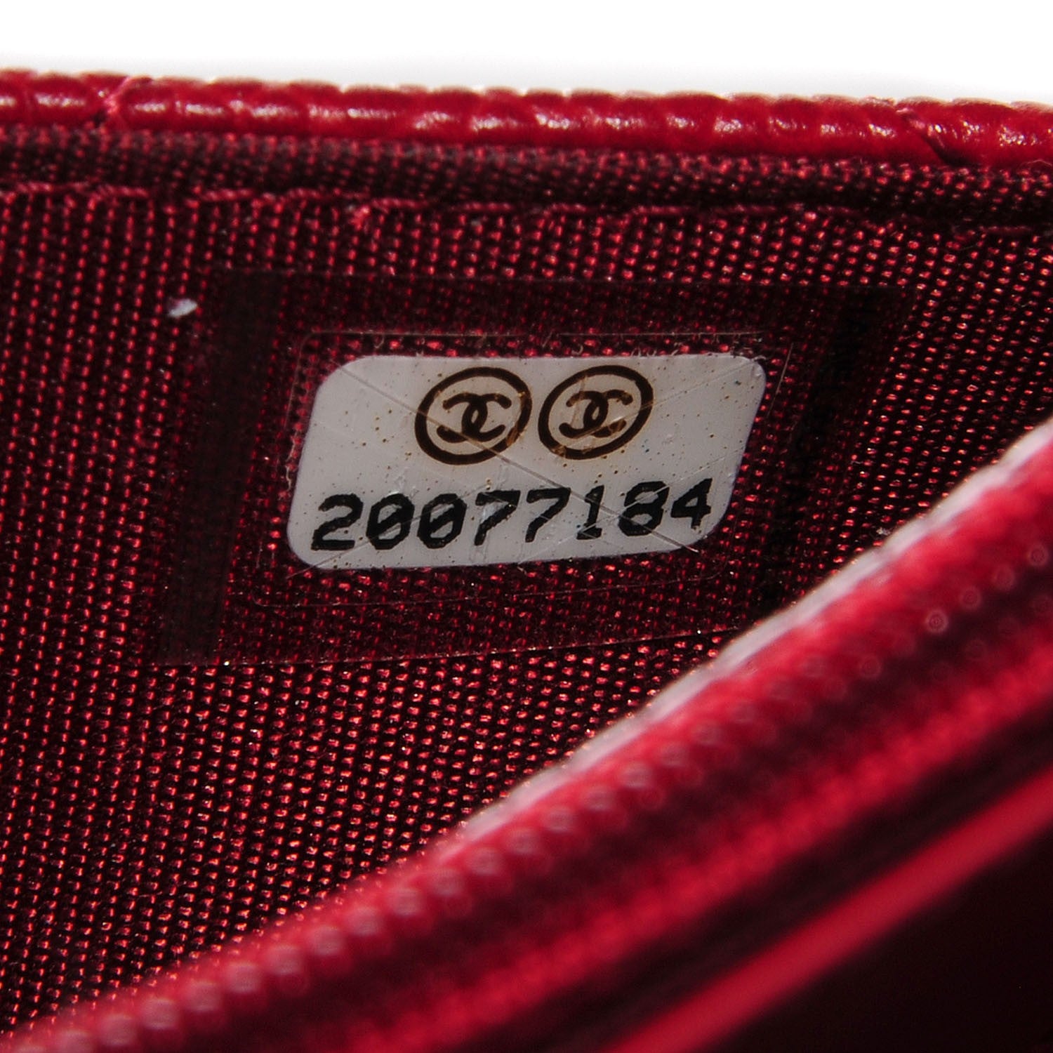 Chanel Caviar Quilted Boy Wallet On Chain WOC Red 9 of 9